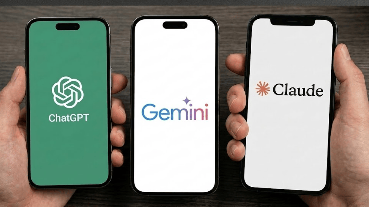ChatGPT vs Gemini vs Claude